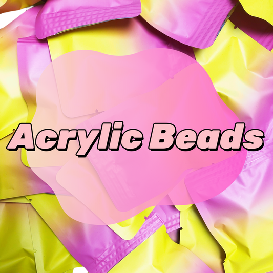 Acrylic Beads Bags-Open In Live